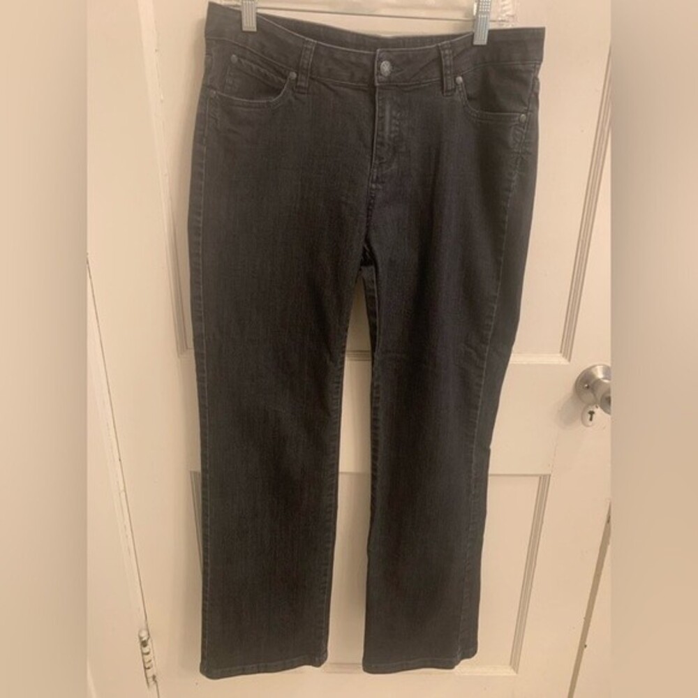 Prana Gray wash wide leg Jeans Size 10